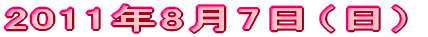 2011�N8��7���i���j